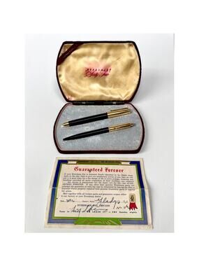 14K Solid Gold 1944 Eversharp Fifth Avenue Pen & Repeater Pencil Set